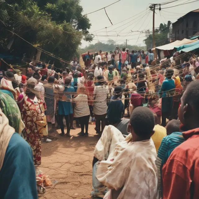 An intricately woven safety net made of various transfer payment programs, lifting individuals out of poverty