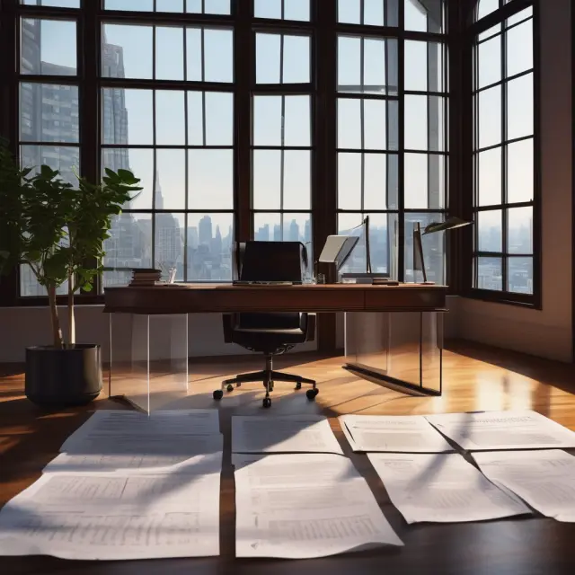 A well-lit table showcases clear financial statements, inviting investors to make informed decisions