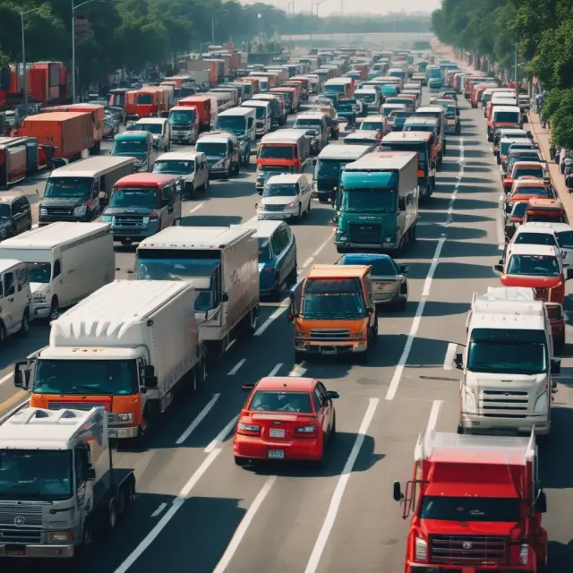 An infographic showing various factors influencing the earnings of transportation companies: fuel costs, labor costs, demand for services, geopolitical events, and government regulations.