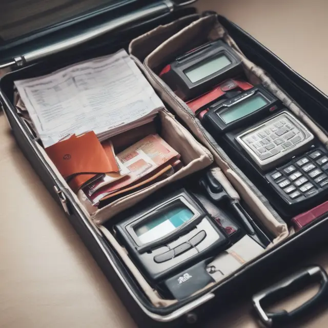 A business traveler