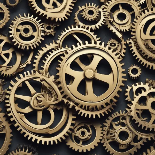 Gears represent Treasury yields