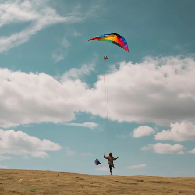 Kite flying above a yield curve representing U.S. Treasury securities as part of a diversified investment portfolio