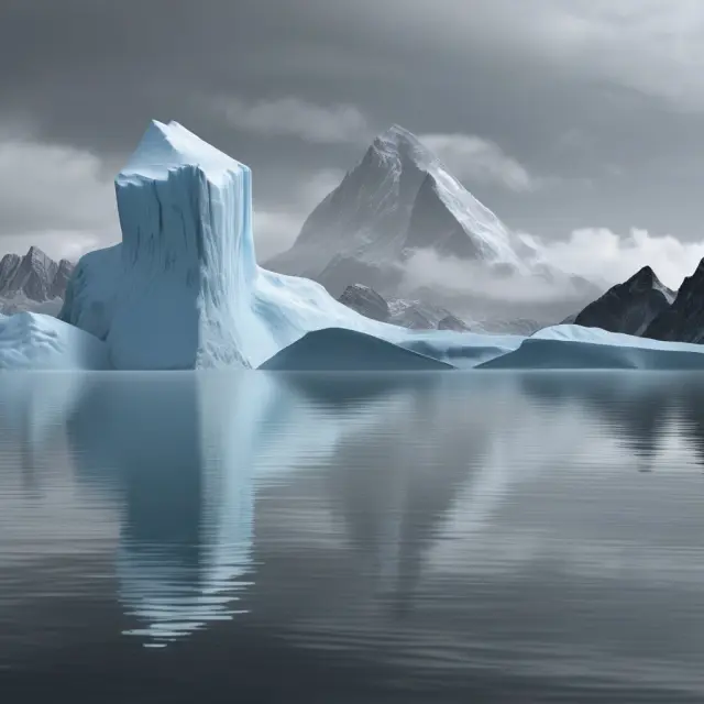 An image of a flexible yield curve transforming from an iceberg to a mountain illustrating the impact on businesses
