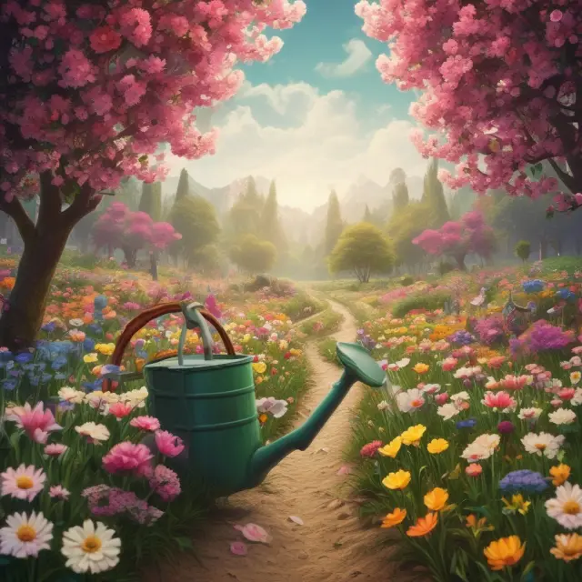 Garden symbolizes share issuance, treasury stock method represents share repurchase