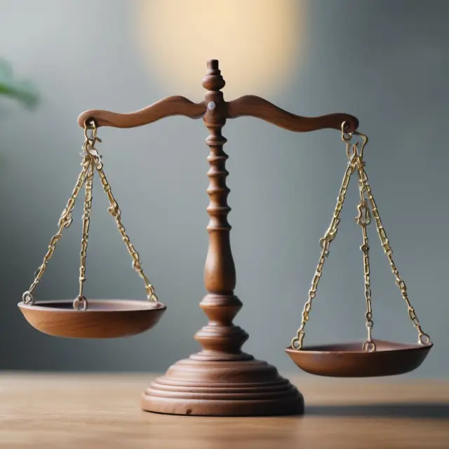 Balance scale contrasting proportional and non-proportional reinsurance contracts