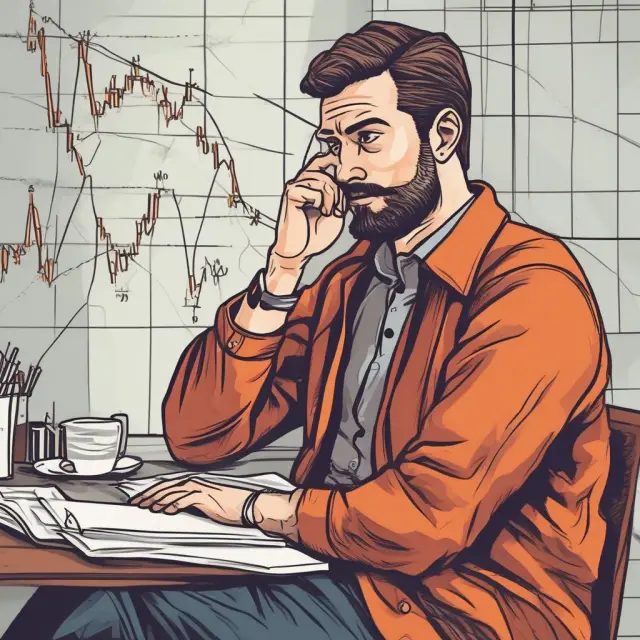 Trader evaluating upward and downward trendlines to determine buying or selling opportunities