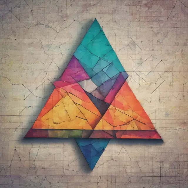 Visualization of various triangles on financial charts: ascending, descending, and symmetrical