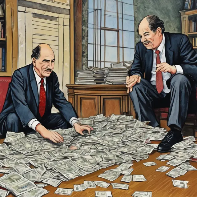 Keynes and Laffer economies combining to foster economic growth. A balanced approach where two philosophies intertwine for a stable economy.