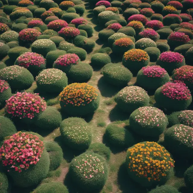 An image of a gardener pruning branches to reveal the underlying average growth in a garden, symbolizing trimmed mean in statistics