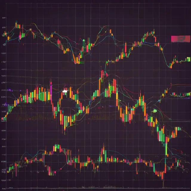 Imagery of the Triple Exponential Moving Average (TEMA) indicator with various colors symbolizing diverse lookback periods