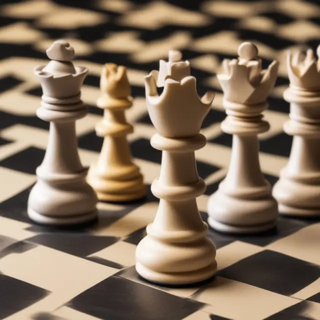 Tenant and landlord figures negotiating terms on a triple net lease chessboard, with question mark pawns representing common FAQs