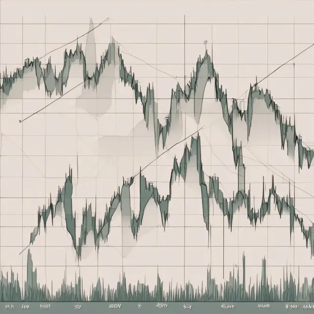 Triple top chart showing three identical peaks and two valleys, symbolizing a bearish price trend.