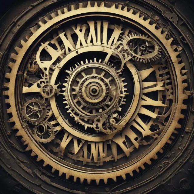 An intricate machinery of interconnected cogs representing various derivatives contracts, symbolizing their interactions and shifts during triple witching hours
