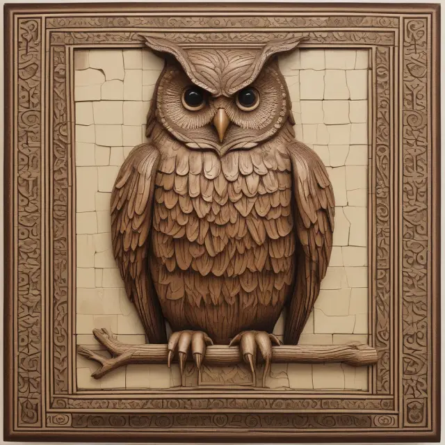 A wise owl watches over a puzzle box, representing a trust and the trustee