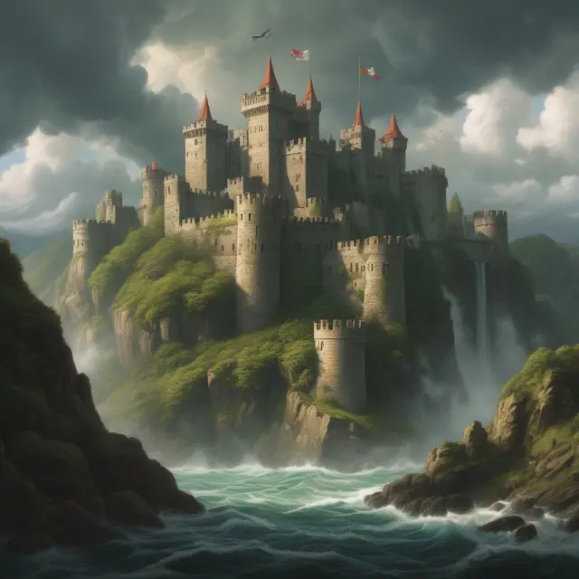 An image of a sturdy castle protecting bondholders during issuer defaults.
