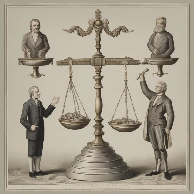 Trust company as an impartial third party managing family inheritance, symbolizing peace and fairness
