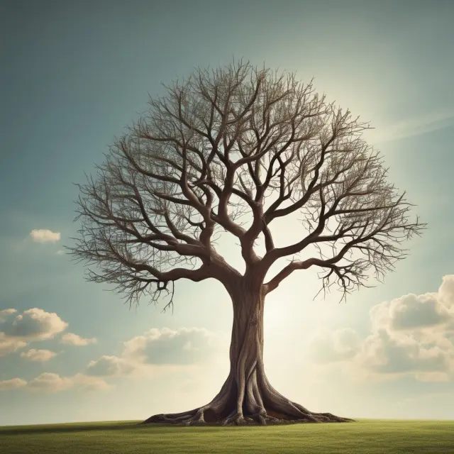 Tree with labels for Trust Company services: FAQs about responsibilities, fee structures, types, benefits, and popular companies.
