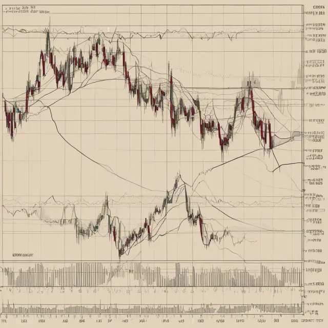 Bull and bear figures engaging a dynamic dance, signifying trend shifts and divergences in the TSI