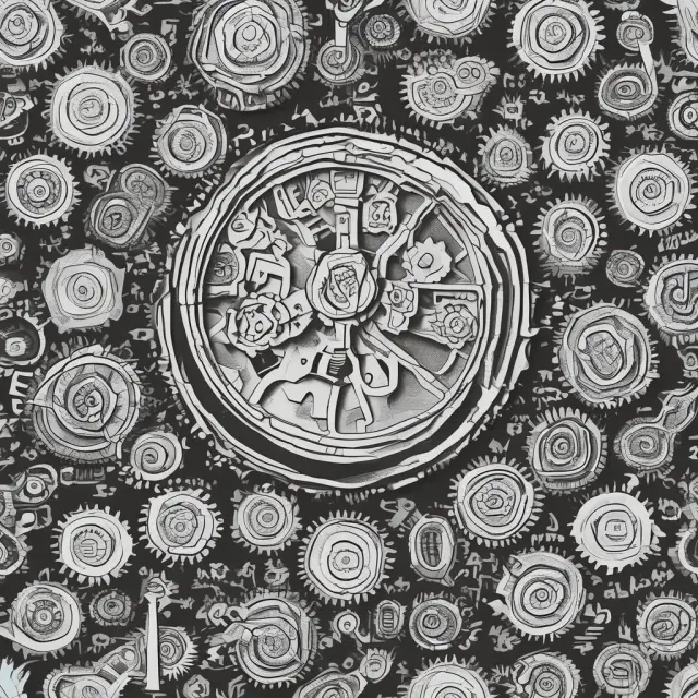 A calculator with gears in motion, symbolizing the process of determining a company