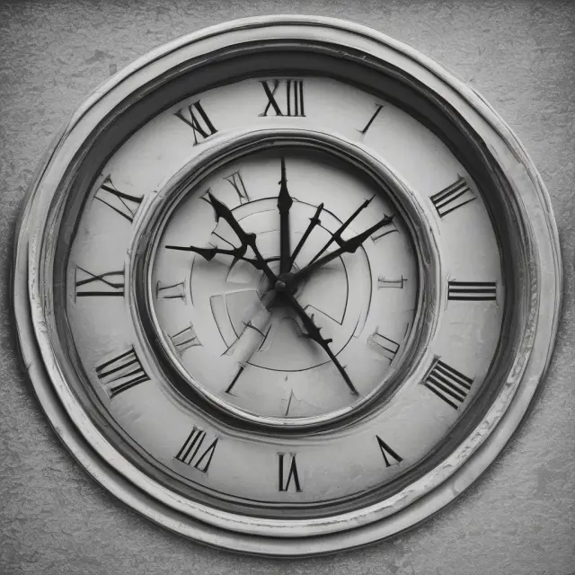 An old-fashioned clock showing only the Trailing Twelve Months (TTM) data with its hands frozen in place, symbolizing the limitations of focusing solely on past performance.