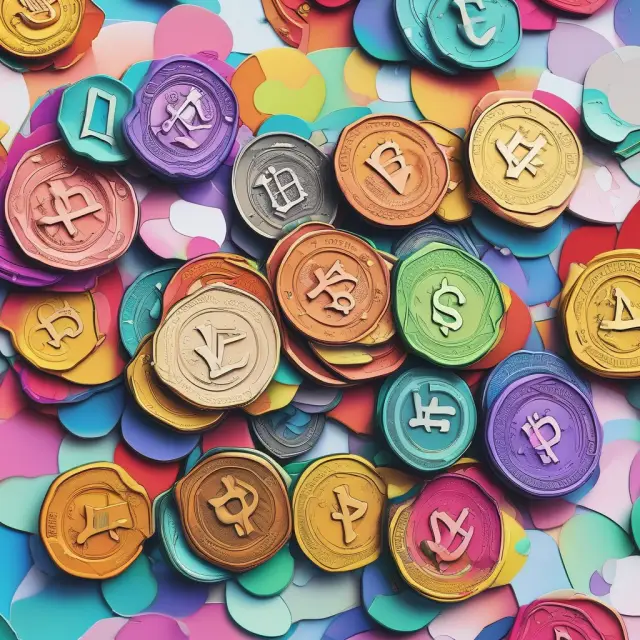 Vibrant image of various coins representing financing options pouring into a turnkey property