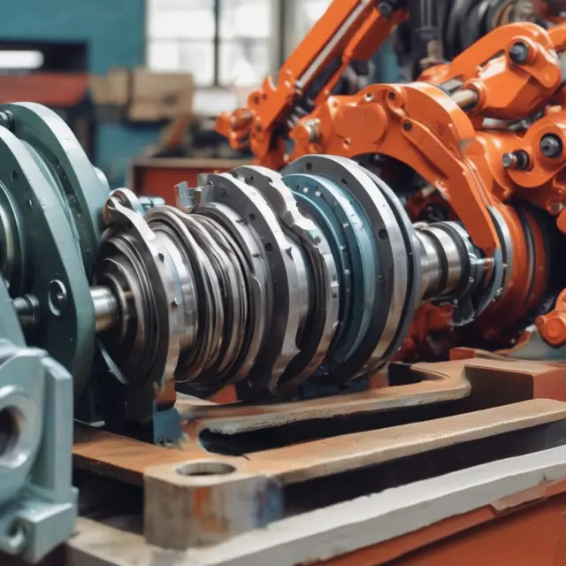 Visual comparison of Turnkey Solution represented by a pre-assembled interchangeable cog and Custom-Built solution symbolized by a gearbox, illustrating their respective advantages and disadvantages
