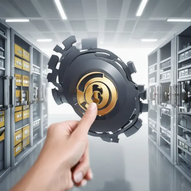 A hand holding a bunch of keys, opening various doors representing industries - construction, real estate, software development, finance.