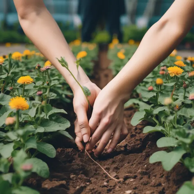 A garden filled with business opportunities - some already blooming (turnkey) while others are just seeds (starting from scratch).