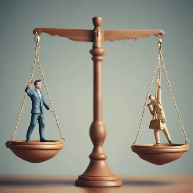 An image of two scales, with one side representing a high turnover ratio, and the other depicting costs (dollars) and taxes (money bags) gradually piling up.