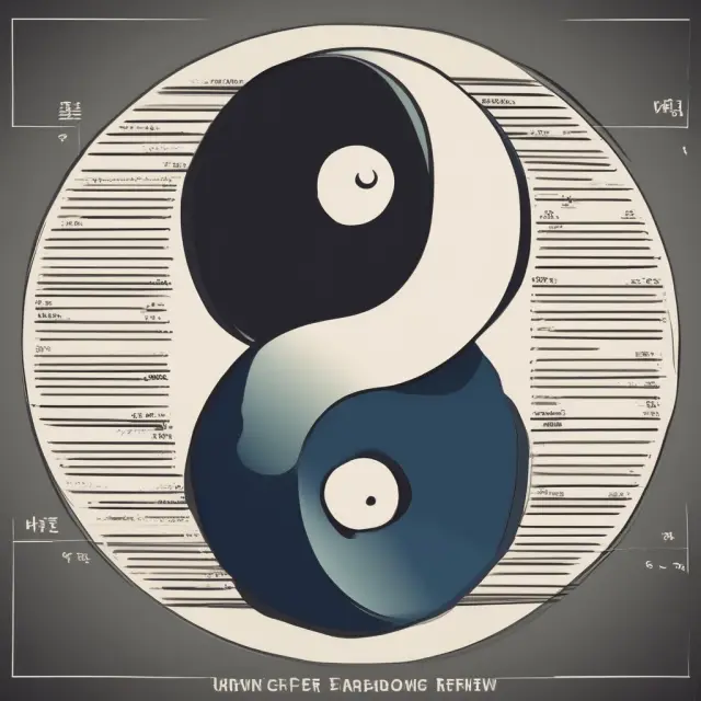 Image depicting yin-yang scales balancing the advantages and disadvantages of high turnover ratios in mutual funds