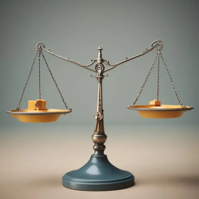 Two scales balancing, illustrating the importance of considering limitations in two-tailed statistical tests.