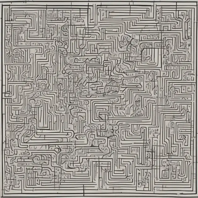 A person navigates a maze, seeking the elusive beta value to escape false negatives in statistical analysis.