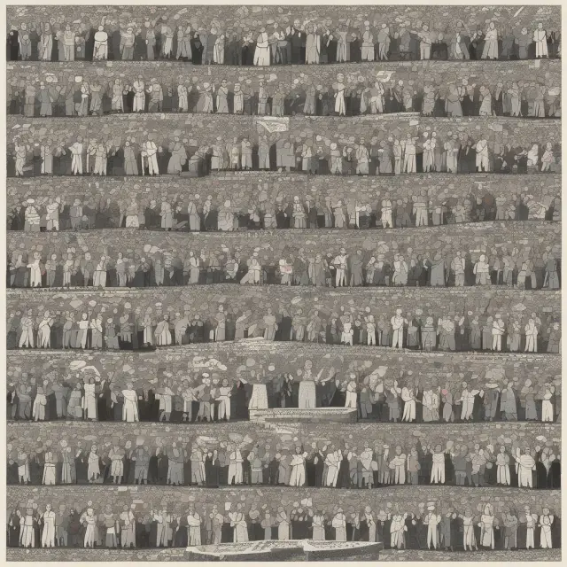 Visual representation of U-3 and U-6 unemployment rates in the labor force mosaic