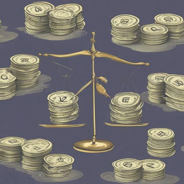 A tax-exempt organization represented by a balanced scale, weighing income-generating strategies against UBTI liability through effective planning and taxable bond investments.