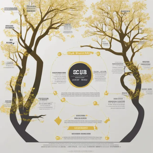 A golden chronological tree displaying various UCITS directives as leaves, symbolizing the framework
