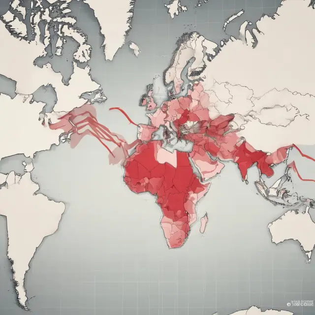 Visualization of Ulcer Index highlighting high-risk areas in global financial markets