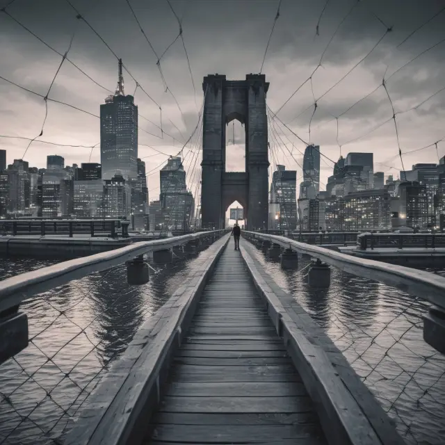 Bridge symbolizing ultimate mortality tables connecting insurers, investors, and demographic trends in finance