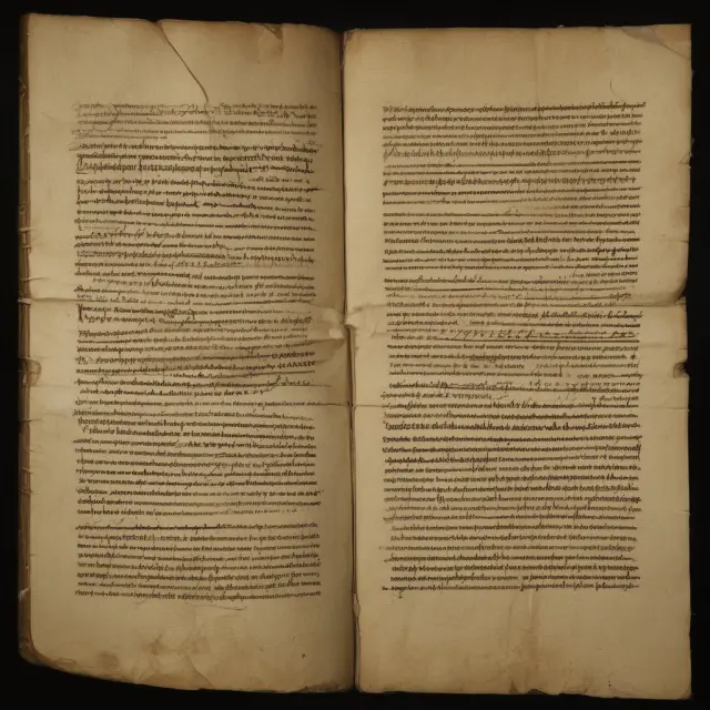 An image of a historic ultimogeniture contract unfolding, symbolizing the importance of understanding historical inheritance systems in contextualizing modern finance.