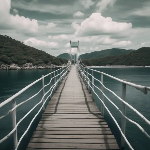 Image of two islands connected by a bridge, representing the selection of a reliable UMA provider to bridge investment gaps.