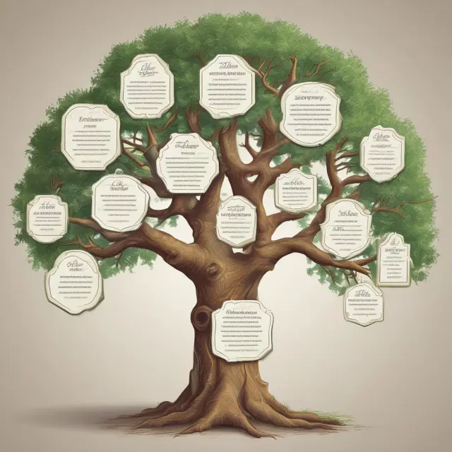 A tree with branches representing multiple investment accounts coming together to form a strong, interconnected family tree