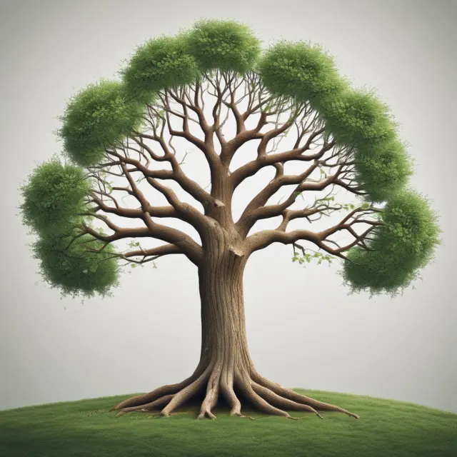 Family members flourishing beneath a financial advisor