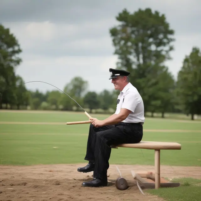 An umpire sits on a seesaw, balancing the interests of an insurer and an insured