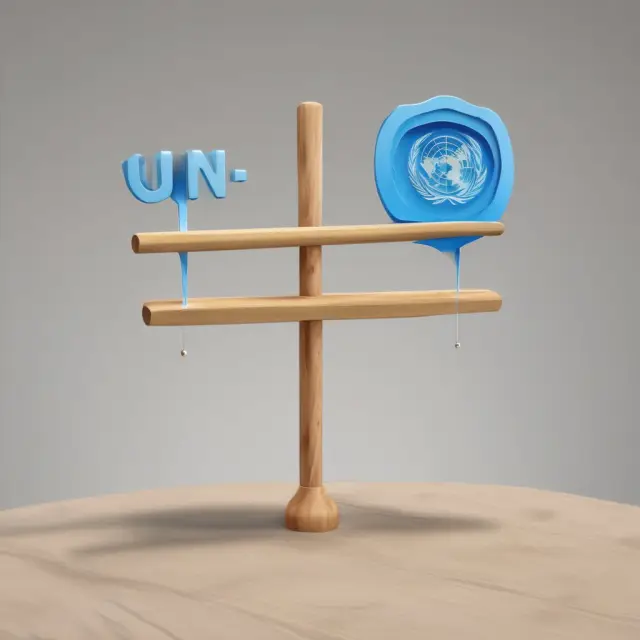 A balanced see-saw represents the UNGC