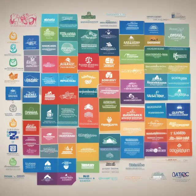 An array of diverse insurance company logos representing life, P&C, health, and reinsurance intermingling, symbolizing their unique business models influencing their investment strategies