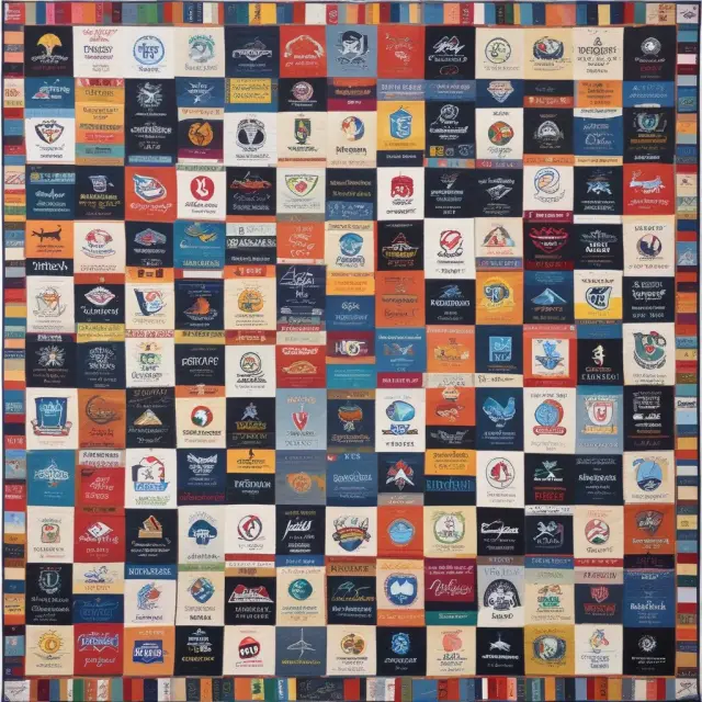 A colorful quilt made of insurance company logos depicting how insurers effectively utilize unaffiliated investments to optimize portfolios