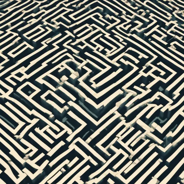 Bond issuer navigating through a labyrinth of bond discounts, some being amortized while others remain unamortized.