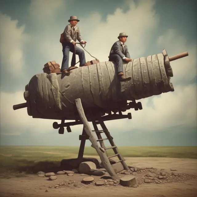 A see-saw representing company decisions, with investments in capital expenditures lowering one side (unappropriated retained earnings) while dividend distributions increase the other.