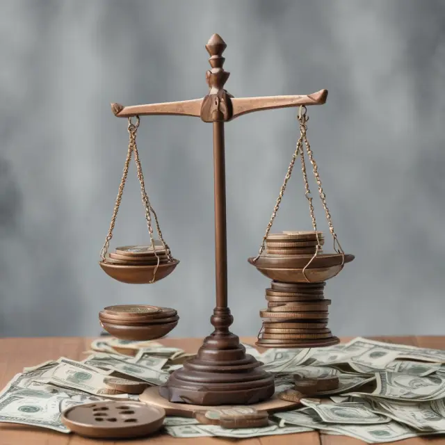 A seesaw scales unappropriated retained earnings with potential investments, symbolizing a company
