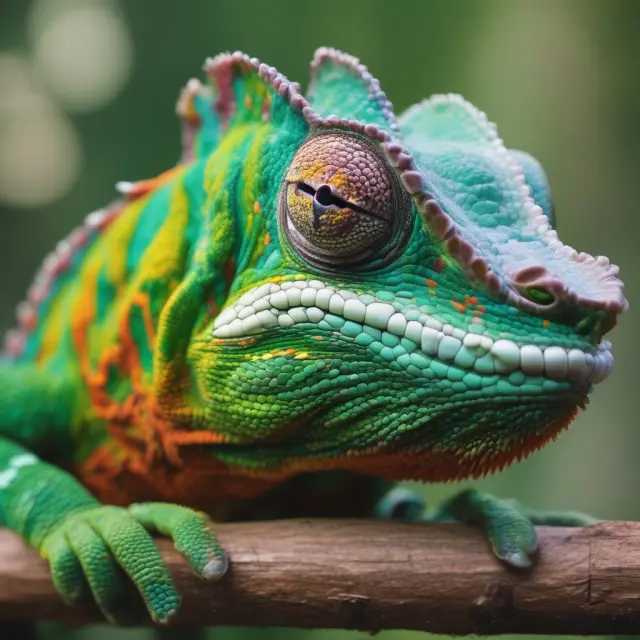 An unmasked chameleon symbolizing a fraudulent insurer, emphasizing the importance of insurance verification