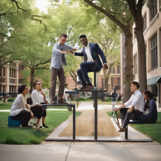 See-saw representing UNC Kenan-Flagler Business School